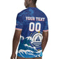 Custom Cape Verde 2026 World Football Rugby Jersey Blue Sharks Come On