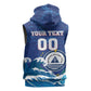 Custom Cape Verde 2026 World Football Sleeveless Hoodie Blue Sharks Come On