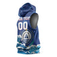 Custom Cape Verde 2026 World Football Sleeveless Hoodie Blue Sharks Come On