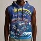 Custom Cape Verde 2026 World Football Sleeveless Hoodie Blue Sharks Come On
