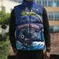 Custom Cape Verde 2026 World Football Sleeveless Puffer Jacket Blue Sharks Come On