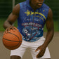 Custom Cape Verde 2026 World Football Sleeveless Zip Hoodie Blue Sharks Come On
