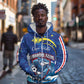 Custom Cape Verde 2026 World Football Zip Hoodie Blue Sharks Come On