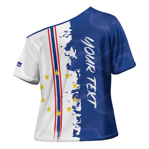Personalized Cabo Verde 2026 Football Cross Shoulder Shirt Crioulos Make History