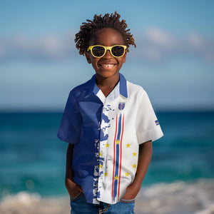 Personalized Cabo Verde 2026 Football Kid Hawaiian Shirt Crioulos Make History