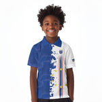 Personalized Cabo Verde 2026 Football Kid Polo Shirt Crioulos Make History