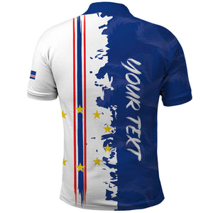 Personalized Cabo Verde 2026 Football Polo Shirt Crioulos Make History