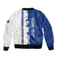 Personalized Cabo Verde 2026 Football Sleeve Zip Bomber Jacket Crioulos Make History