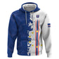 Personalized Cabo Verde 2026 Football Zip Hoodie Crioulos Make History