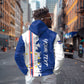 Personalized Cabo Verde 2026 Football Zip Hoodie Crioulos Make History