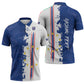 Personalized Cabo Verde 2026 Football Zipper Polo Shirt Crioulos Make History