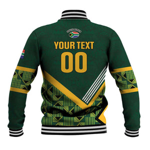 Custom Rugby South Africa Baseball Jacket Baby Boks Go Champions