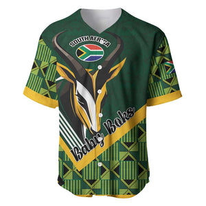 Custom Rugby South Africa Baseball Jersey Baby Boks Go Champions