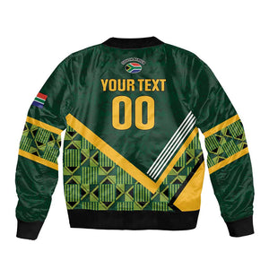 Custom Rugby South Africa Bomber Jacket Baby Boks Go Champions