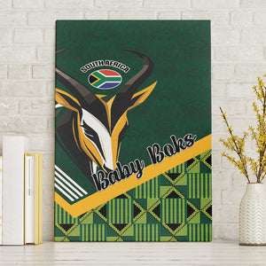 Rugby South Africa Canvas Wall Art Baby Boks Go Champions