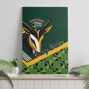 Rugby South Africa Canvas Wall Art Baby Boks Go Champions