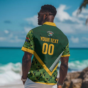 Custom Rugby South Africa Hawaiian Shirt Baby Boks Go Champions