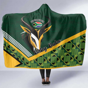 Rugby South Africa Hooded Blanket Baby Boks Go Champions