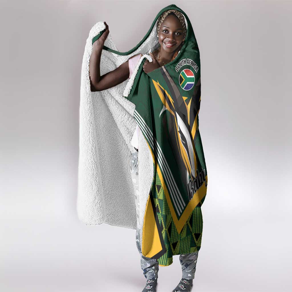 Rugby South Africa Hooded Blanket Baby Boks Go Champions