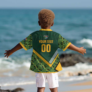 Custom Rugby South Africa Kid Hawaiian Shirt Baby Boks Go Champions