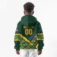 Custom Rugby South Africa Kid Hoodie Baby Boks Go Champions