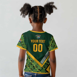Custom Rugby South Africa Kid T shirt Baby Boks Go Champions