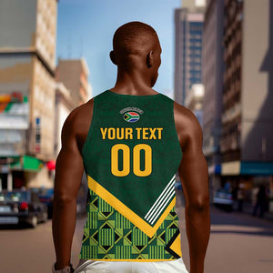 Custom Rugby South Africa Men Tank Top Baby Boks Go Champions