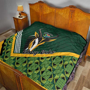 Rugby South Africa Quilt Baby Boks Go Champions