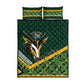 Rugby South Africa Quilt Bed Set Baby Boks Go Champions