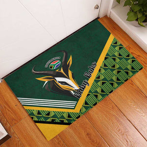 Rugby South Africa Rubber Doormat Baby Boks Go Champions