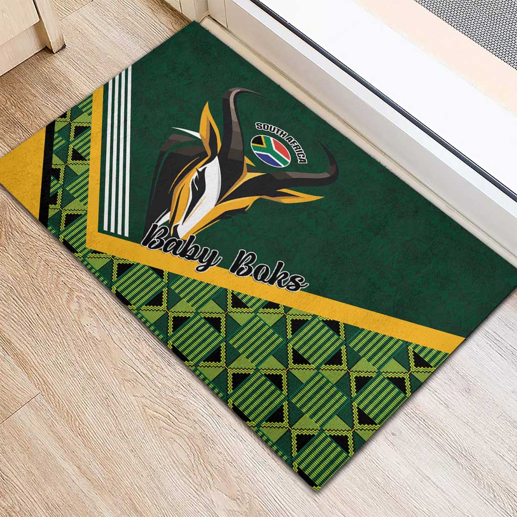 Rugby South Africa Rubber Doormat Baby Boks Go Champions