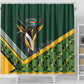 Rugby South Africa Shower Curtain Baby Boks Go Champions