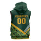 Custom Rugby South Africa Sleeveless Hoodie Baby Boks Go Champions - African Pride