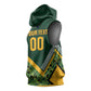 Custom Rugby South Africa Sleeveless Hoodie Baby Boks Go Champions - African Pride