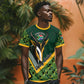 Custom Rugby South Africa T shirt Baby Boks Go Champions
