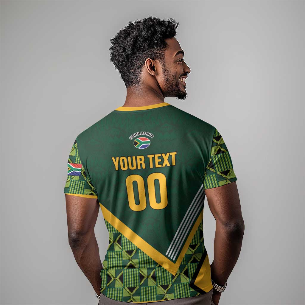 Custom Rugby South Africa T shirt Baby Boks Go Champions