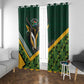 Rugby South Africa Window Curtain Baby Boks Go Champions