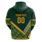 Custom Rugby South Africa Zip Hoodie Baby Boks Go Champions
