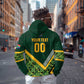 Custom Rugby South Africa Zip Hoodie Baby Boks Go Champions