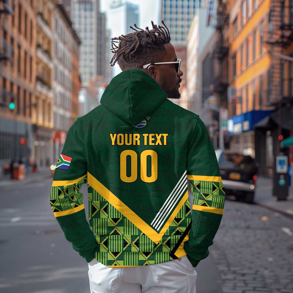 Custom Rugby South Africa Zip Hoodie Baby Boks Go Champions