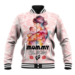 Happy Mother Day Baseball Jacket Mommy Est 2024 LT01
