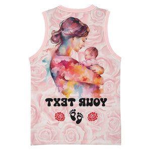 Happy Mother Day Basketball Jersey Mommy Est 2024 - African Pride