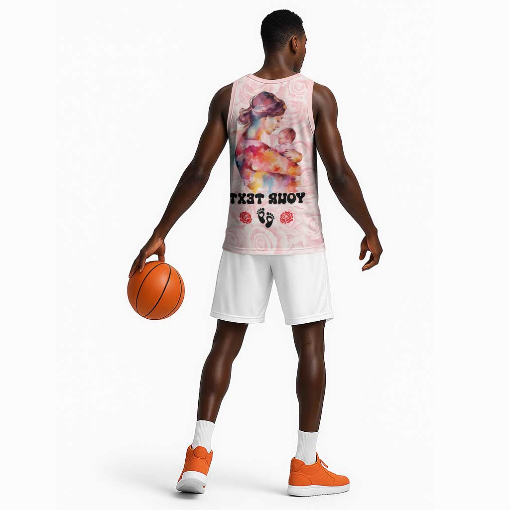 Happy Mother Day Basketball Jersey Mommy Est 2024 - African Pride