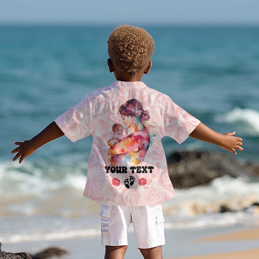 Happy Mother Day Kid Hawaiian Shirt Mommy Est 2024