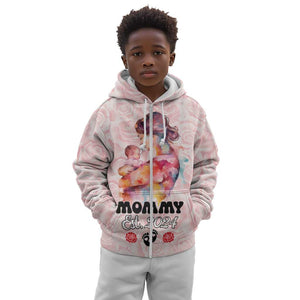 Happy Mother Day Kid Hoodie Mommy Est 2024
