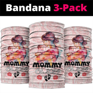 Happy Mother Day Neck Gaiter Mommy Est 2024 LT01