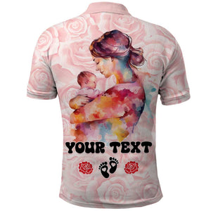 Happy Mother Day Polo Shirt Mommy Est 2024