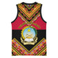 Angola Independence Day Basketball Jersey with Coat of Arms and Samakaka Pattern - African Pride