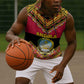 Angola Independence Day Sleeveless Hoodie with Coat of Arms and Samakaka Pattern - African Pride