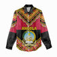 Angola Independence Day Women Casual Shirt with Coat of Arms and Samakaka Pattern LT01